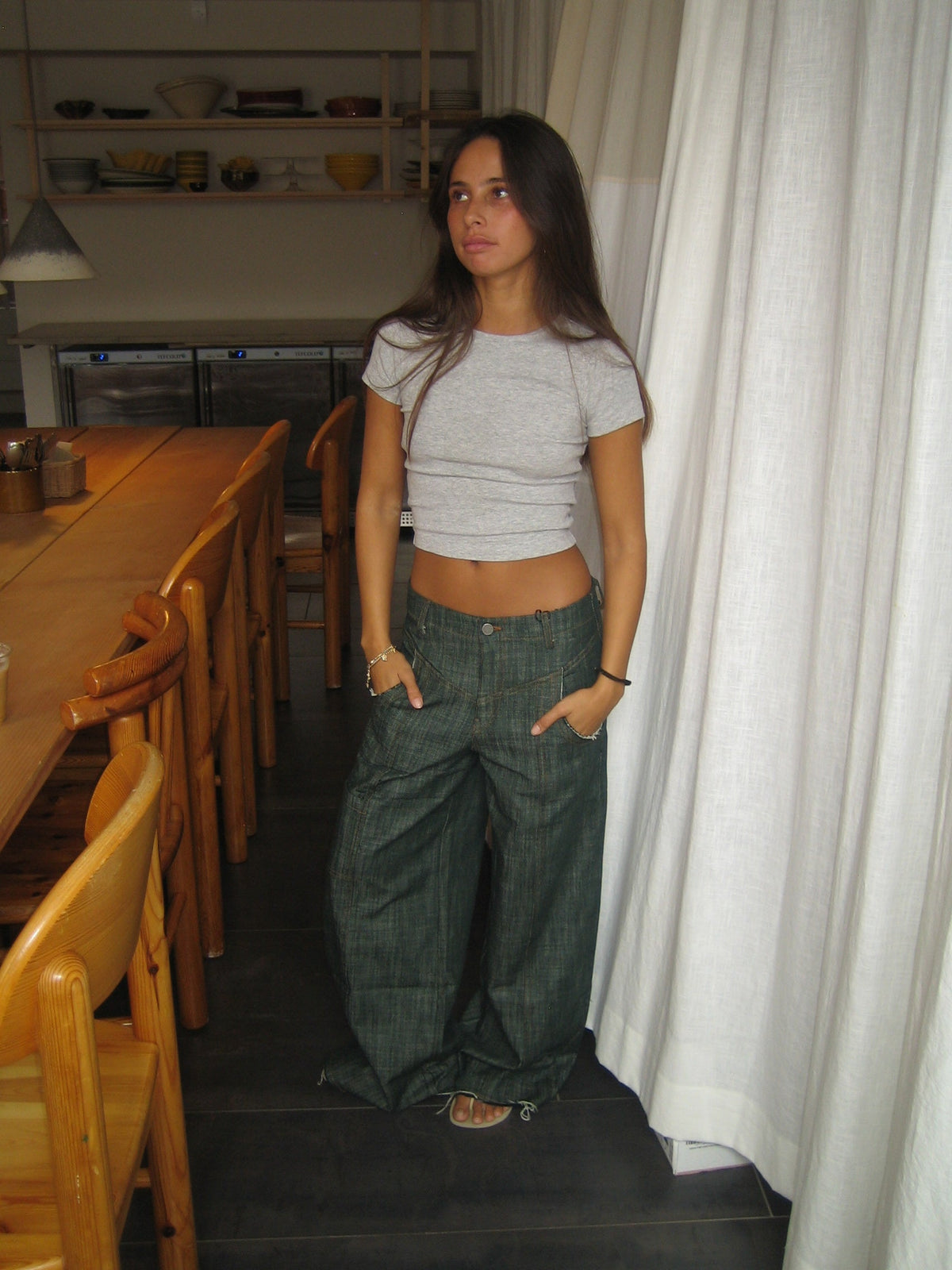 Blå-Grønne Jeans