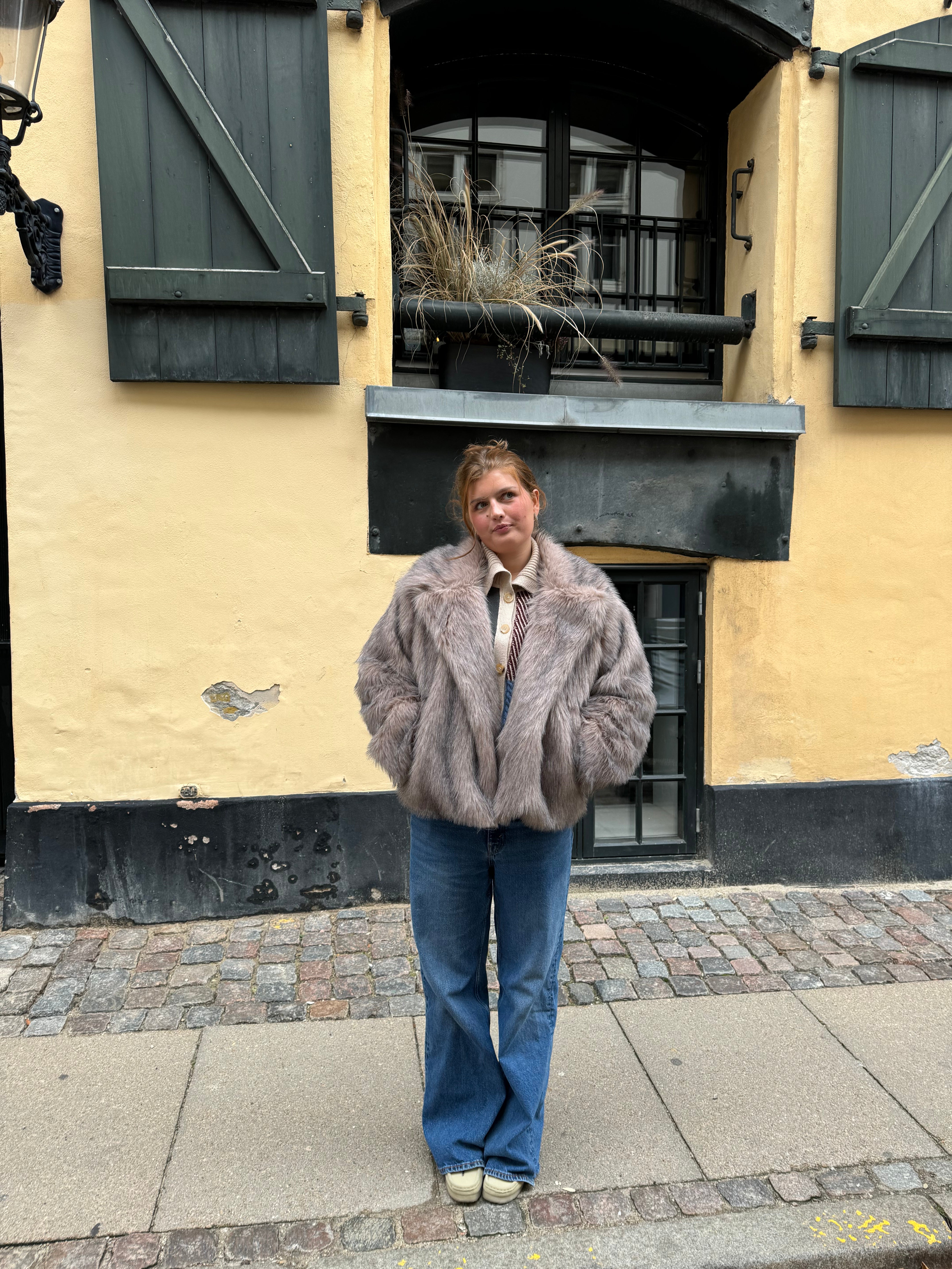 Brun Pelsjakke